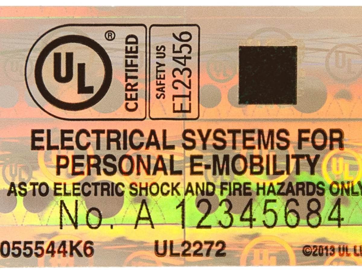 Personal e Mobility Evaluation Testing and Certification UL